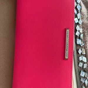 Rebecca Minkoff Pink Wallet Sleek Design